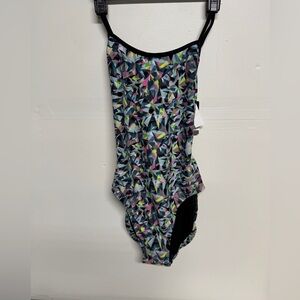 NWT Women's 36 (Large) TYR Durafast Elite Trinityfit Swimsuit in Prismbreak